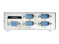DeLock Serial Switch RS-232 4-port manual - Switch - 4 x seriell - Desktop