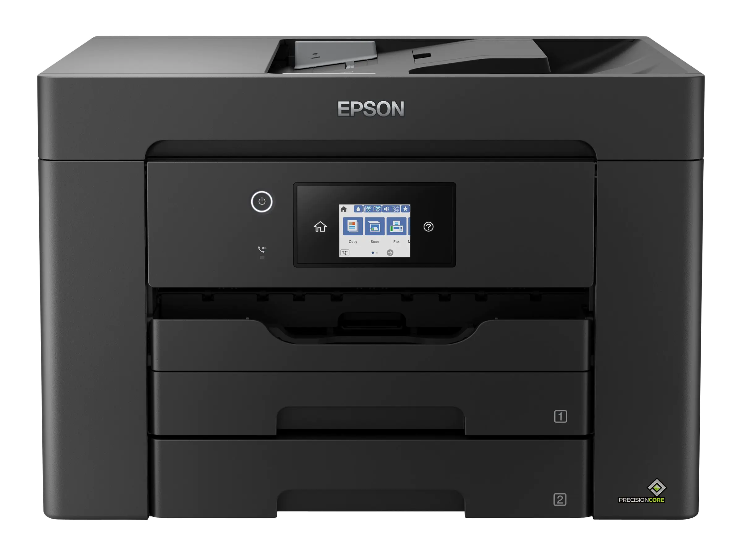 Epson WorkForce WF-7835DTWF - Multifunktionsdrucker - Farbe - Tintenstrahl - A3 (297 x 420 mm) (Original) - A3 (Medien) - bis zu 25 Seiten/Min. (Drucken) - 250 Blatt - 33.6 Kbps - USB 2.0, LAN, Wi-Fi(n)