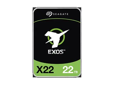 Seagate Exos X22 ST22000NM000E - Festplatte - 22 TB - intern - 3.5" (8.9 cm) - SAS 12Gb/s - 7200 rpm