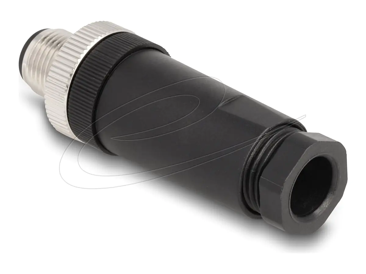 Delock Netzanschluss - 3-poliger M12-A (M)