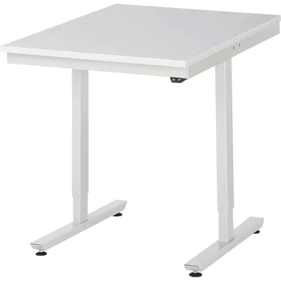 RAU Arbeitstisch Adlatus 150 750 x 720-1.120 x 1.000 mm (B x H x T) lichtgrau