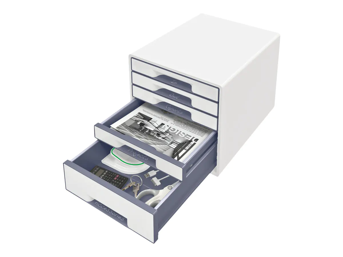 Esselte Leitz WOW CUBE - Schubladenschrank - 5 Schubfächer 52142001