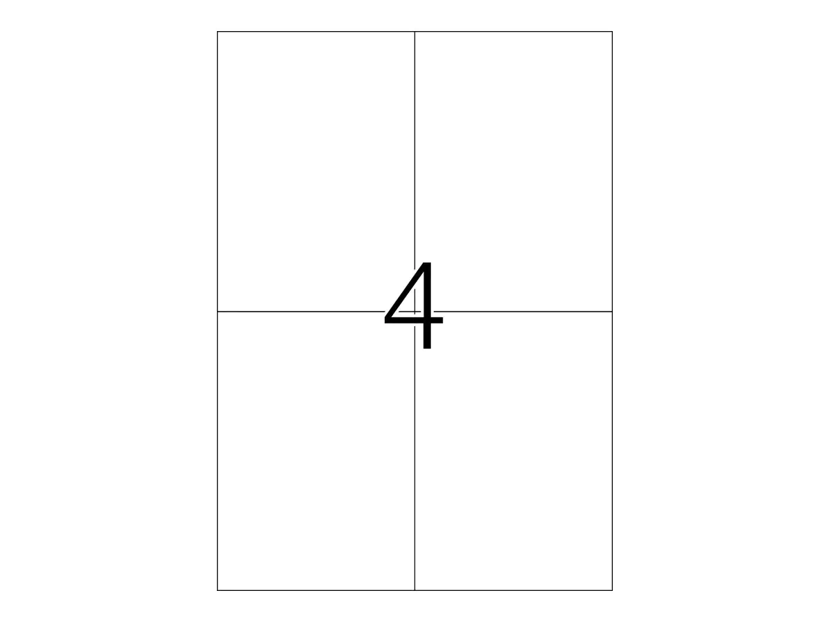 HERMA Special - Papier - matt - selbstklebend, entfernbarer Klebstoff - weiß - A6 (105 x 148 mm) 5082