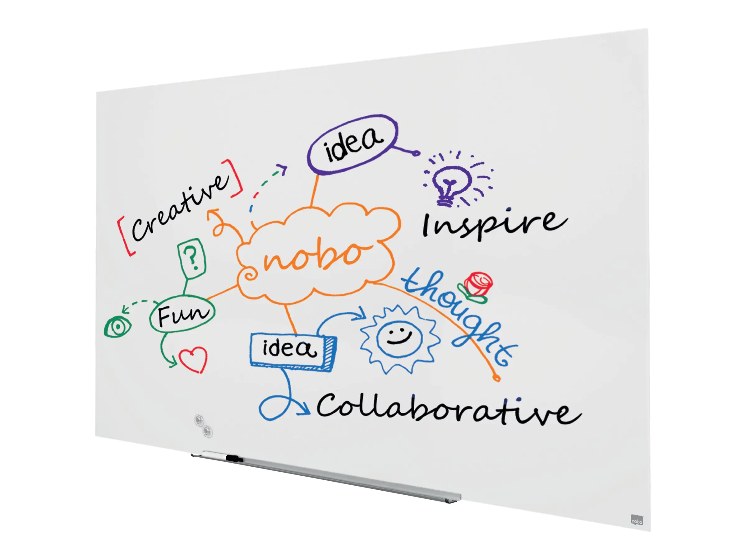 Nobo Diamond - Whiteboard - geeignet für Wandmontage 1905178