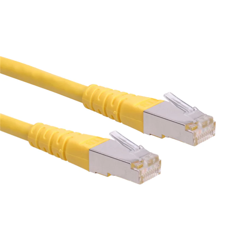 Roline - Patch-Kabel - RJ-45 (M) zu RJ-45 (M) - 1 m - SFTP - CAT 6 - Gelb
