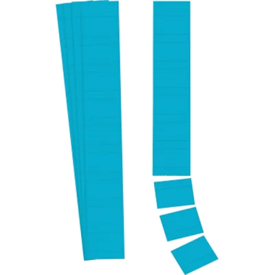 Ultradex Einsteckkarte Planrecord 5 x 3,2 cm (B x H) 190g/m² blau 90 St./Pack.