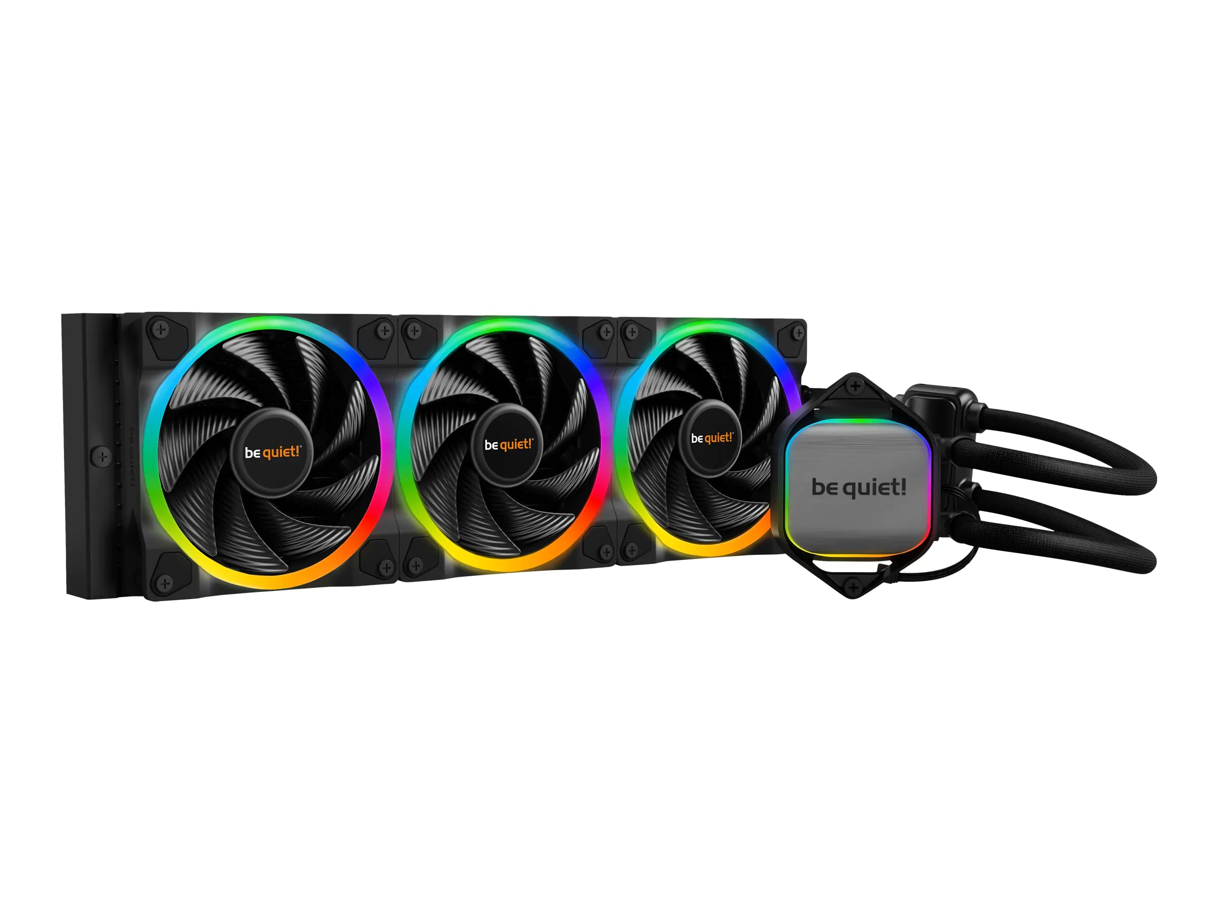 be quiet! Pure Loop 2 FX - Prozessor-Flüssigkeitskühlsystem - 360mm - (für: LGA1700, LGA1200, LGA2066, LGA1150, LGA1151, LGA1155, LGA2011, LGA2011 (Square ILM), LGA2011-3, LGA2011-3 (Square ILM), AM4, AM5) - Kupfer - 120 mm - Komplett Schwarz