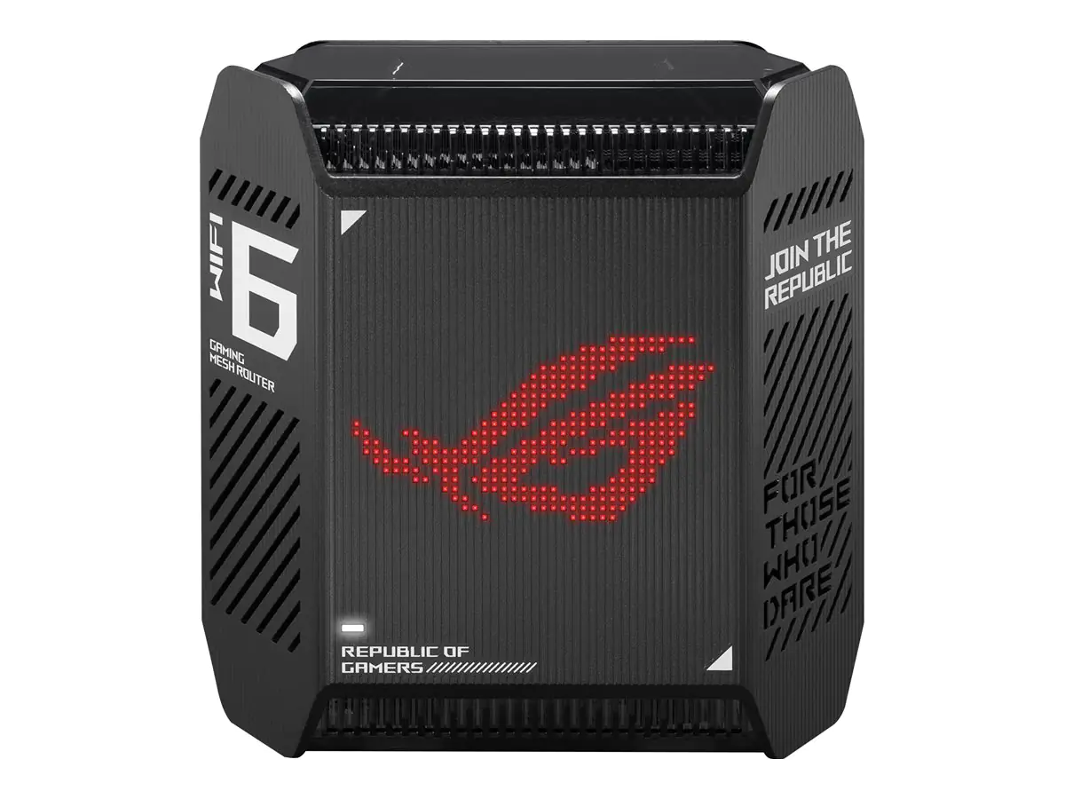 ASUS ROG Rapture GT6 - WLAN-System - (2 Router) - bis zu 539 m² - Netz 1GbE, 2.5GbE - Wi-Fi 6 - Dual-Band