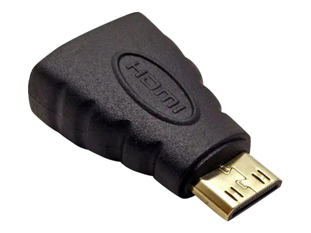 VALUE - HDMI-Adapter - 19 pin mini HDMI Type C männlich zu HDMI weiblich - Schwarz