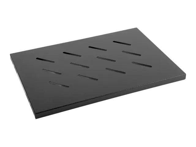 Lanberg Rack - Regal - Schwarz, RAL 9004 - 1U - 48.3 cm (19") AK-1001-B