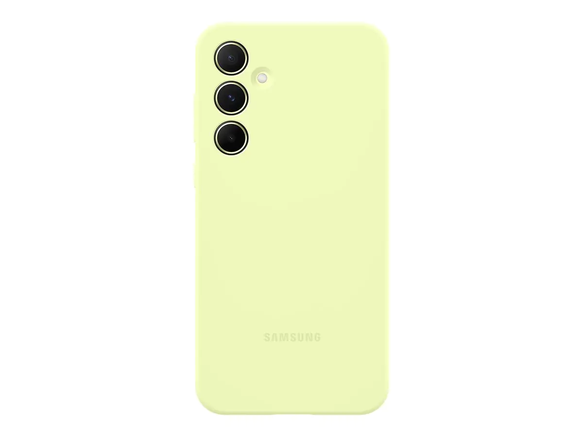 Samsung EF-PA556 - Hintere Abdeckung für Mobiltelefon - Silikon - gelbgrün - für Galaxy A55