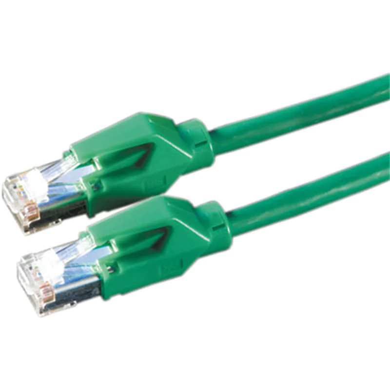 Secomp DRAKA UC600 SS27 - Patch-Kabel - RJ-45 (M) zu RJ-45 (M) - 5 m - SSTP-Kabel - CAT 6 - halogenfrei - grün