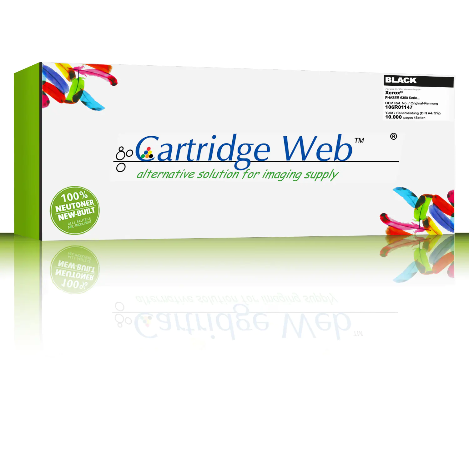 CartridgeWeb Toner kompatibel zu Xerox 106R01147 schwarz 10.000 Seiten