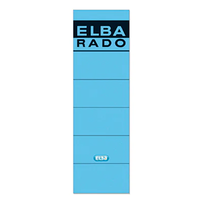 ELBA Ordneretikett 100420952 breit/kurz sk blau 10 St./Pack.