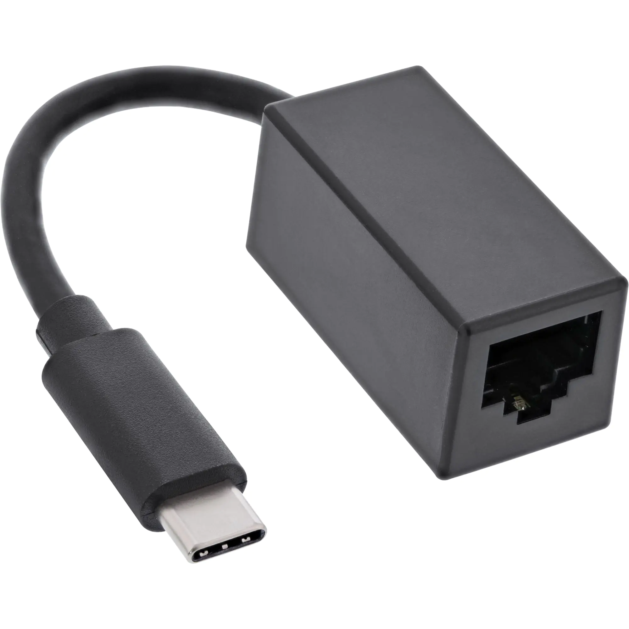 InLine - Netzwerkadapter - USB-C - Gigabit Ethernet x 1 - Schwarz