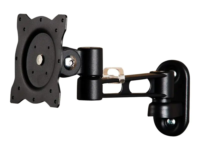 ROLINE LCD Monitor Arm - Klammer für LCD-Display (einstellbarer Arm) - Aluminium - Schwarz - Wandmontage