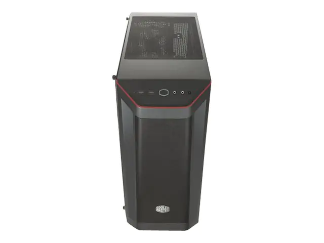 CoolerMaster MasterBox MB511 - Tower - ATX - keine Spannungsversorgung (ATX) - Schwarz - USB/Audio