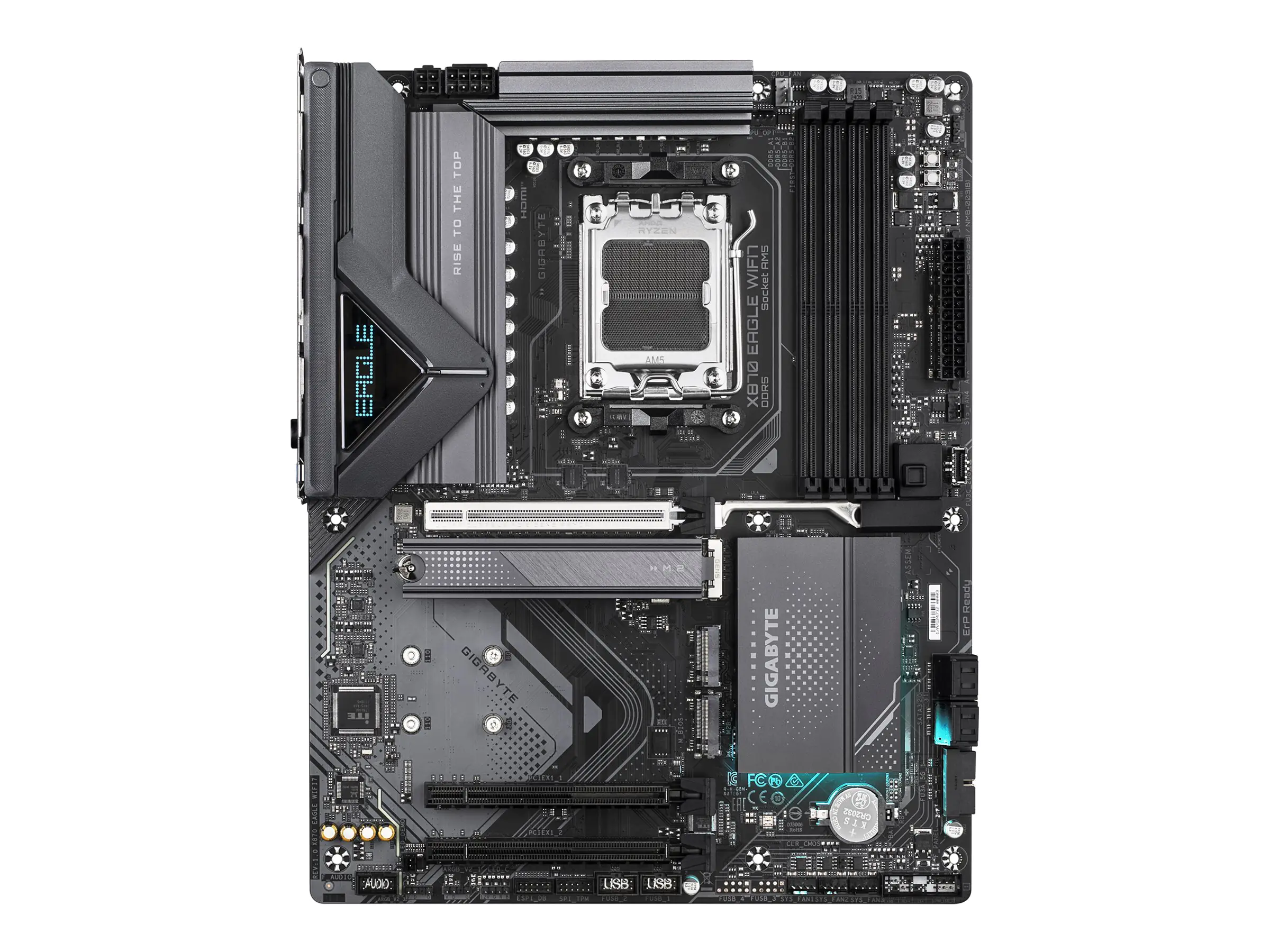 Gigabyte X870 EAGLE WIFI7 - Motherboard - ATX - Socket AM5 - AMD X870 Chipsatz - USB-C 3.2 Gen 2x2