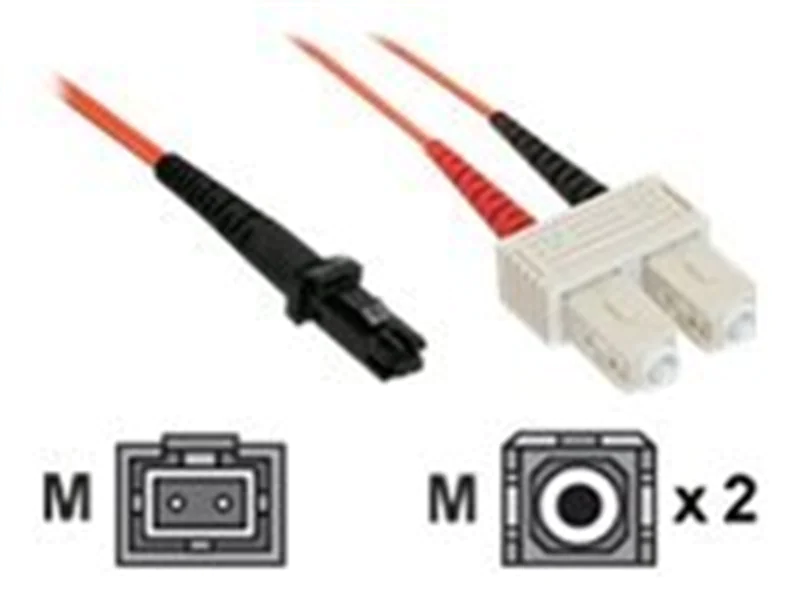 InLine LWL Duplex Kabel - MTRJ/SC - 50/125µm - OM2 - 5m 87255