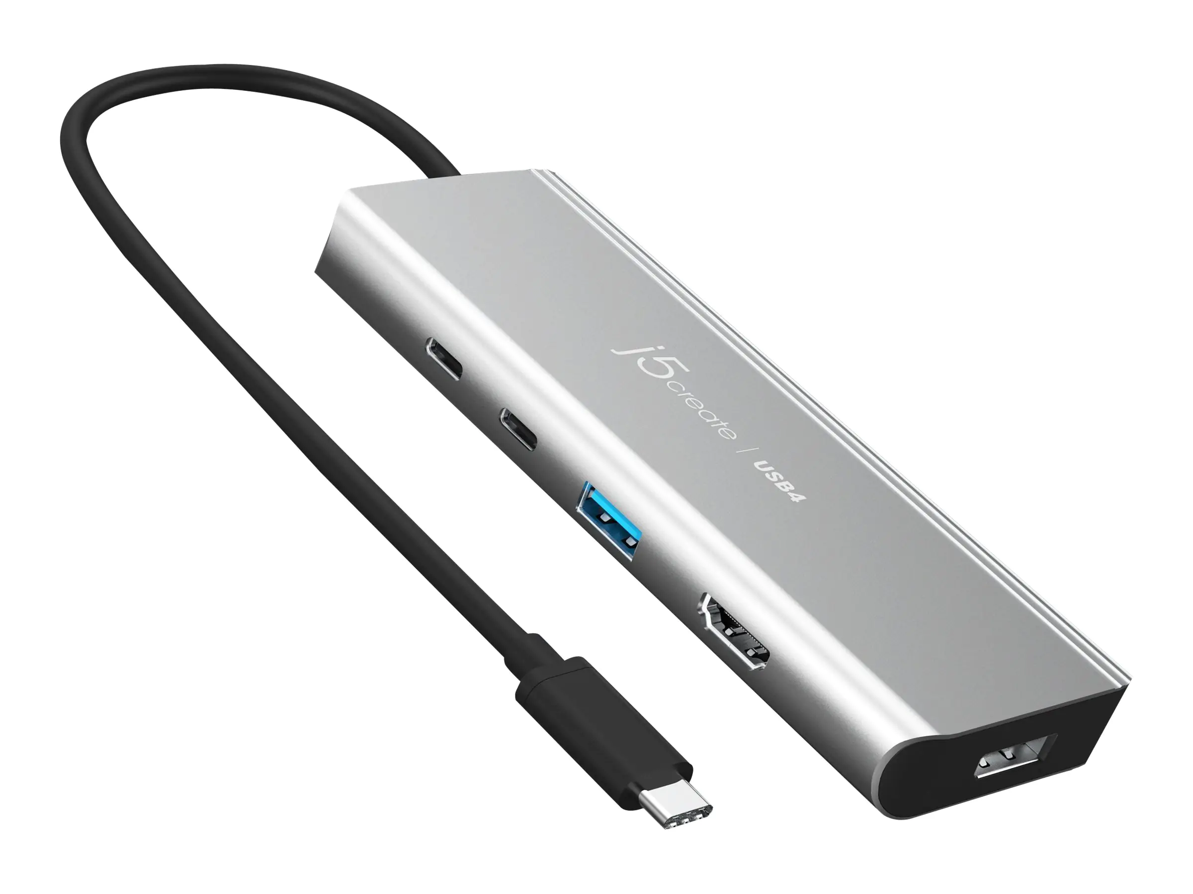 j5create JCD401 - Dockingstation - USB-C / USB4 / Thunderbolt 3 / Thunderbolt 4 - HDMI, DP, USB-C