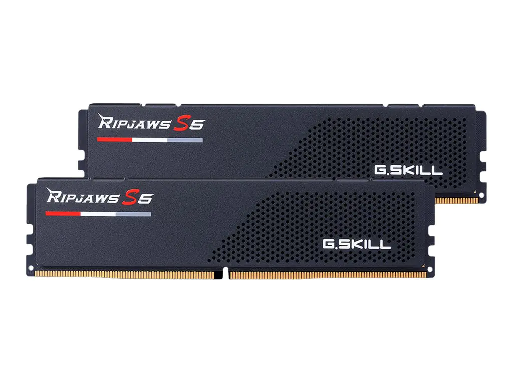 G.Skill Ripjaws S5 - DDR5 - Kit - 32 GB: 2 x 16 GB - DIMM 288-PIN - 5600 MHz / PC5-44800 - CL36 - 1.2 V - ungepuffert - non-ECC - mattschwarz
