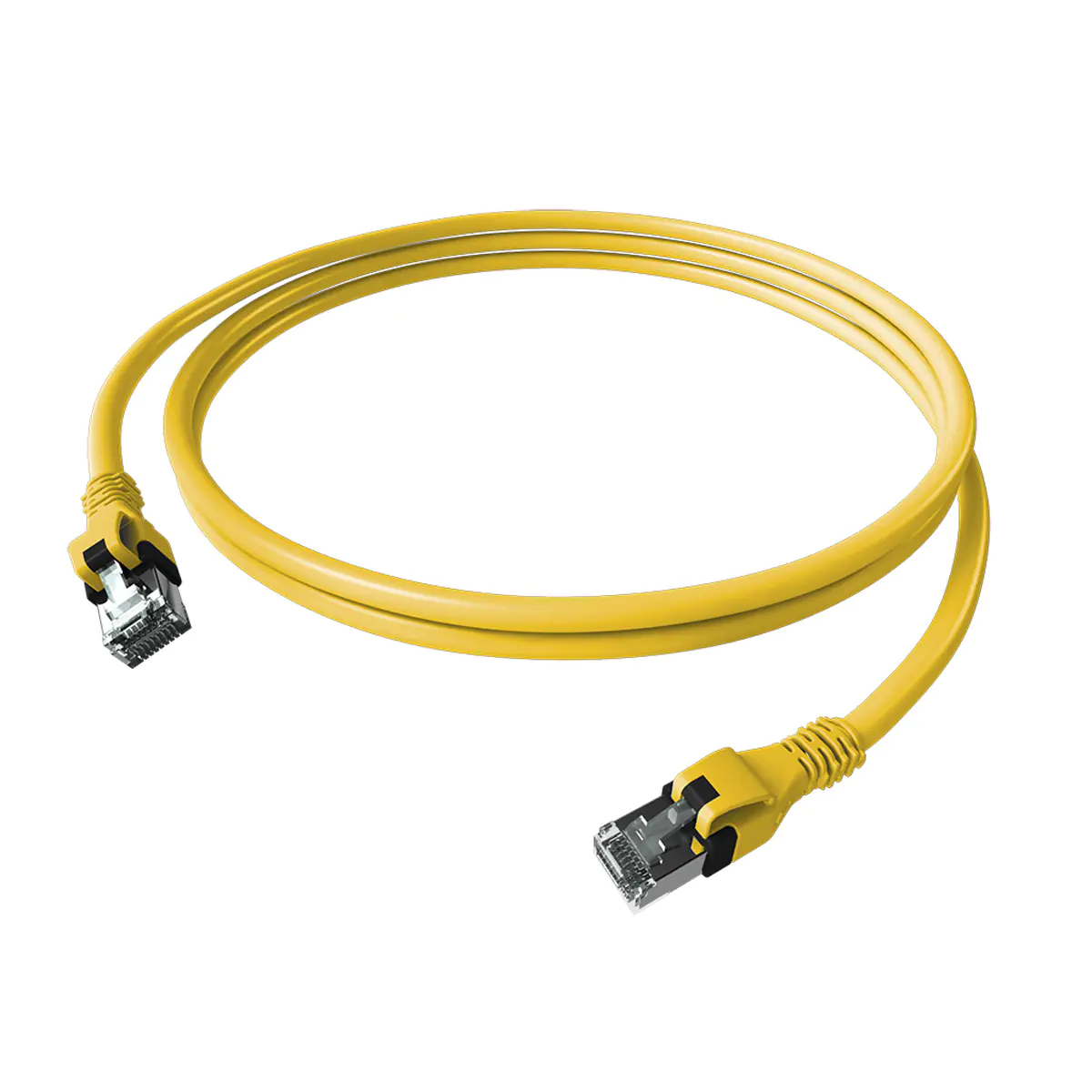 EasyLan saCon DualBoot Patchkabel S/FTP gelb 7.50m Kat.6A - FTP - SFTP