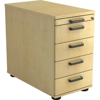 Hammerbacher Standcontainer Solid VSC50/3/3/SG ahorn/ahorn