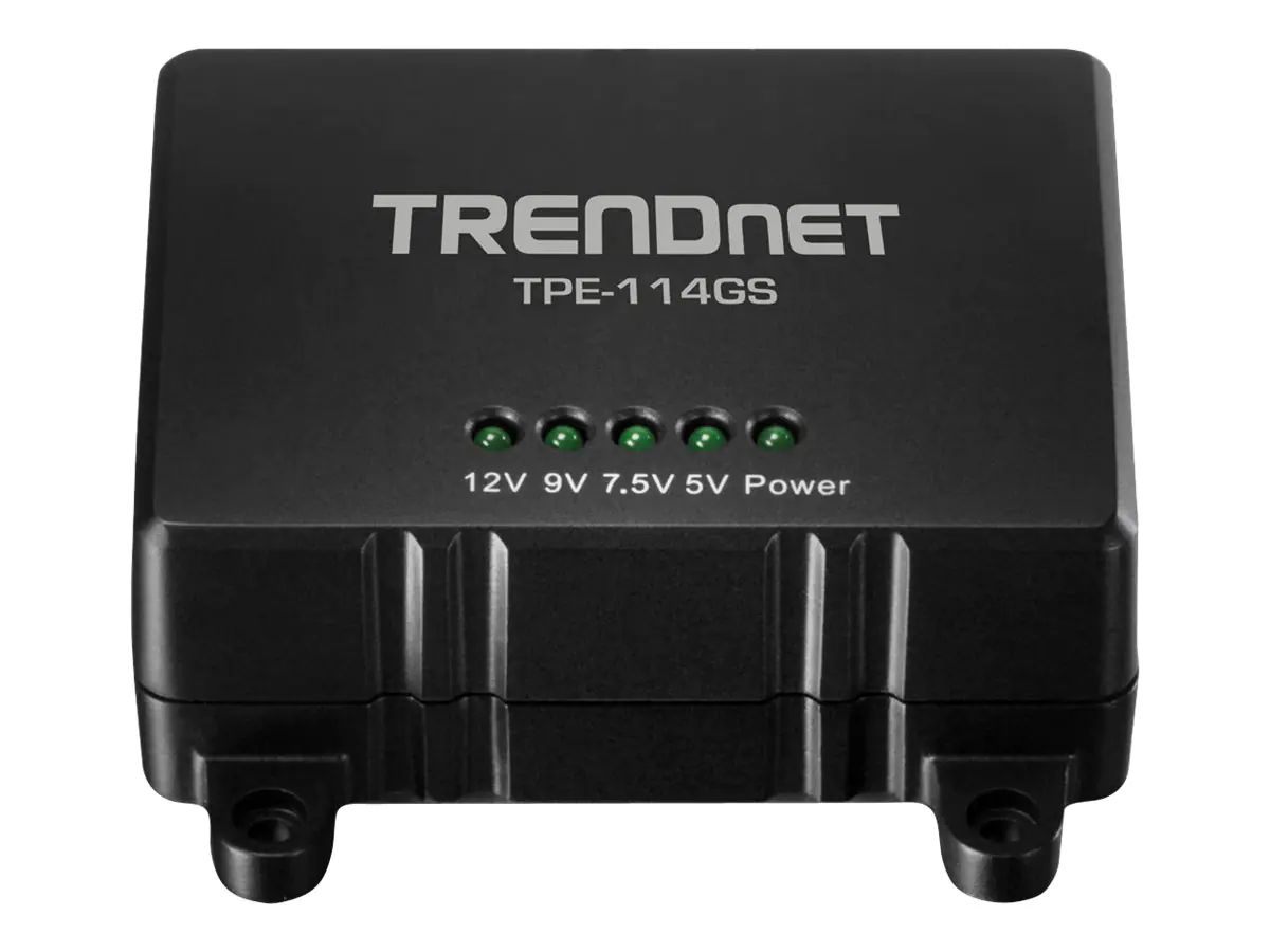 TRENDnet TPE-114GS - PoE-Splitter - 48 V - 15.4