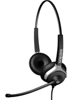 Gequdio WA9023, Kabelgebunden, Büro/Callcenter, 80 g, Kopfhörer, Schwarz