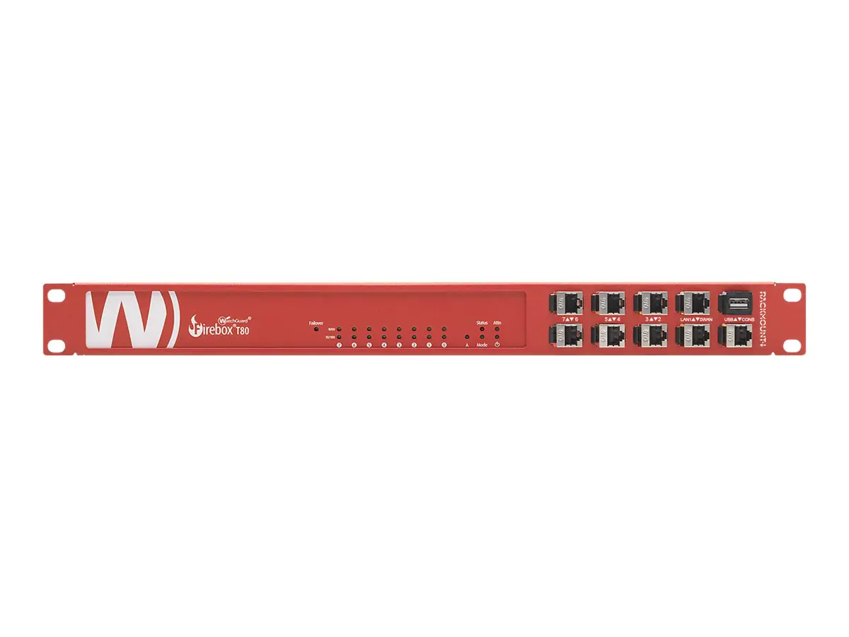 Rackmount.IT RM-WG-T7i - Montagesatz für Netzwerkgeräte - Rack montierbar - WatchGuard Red