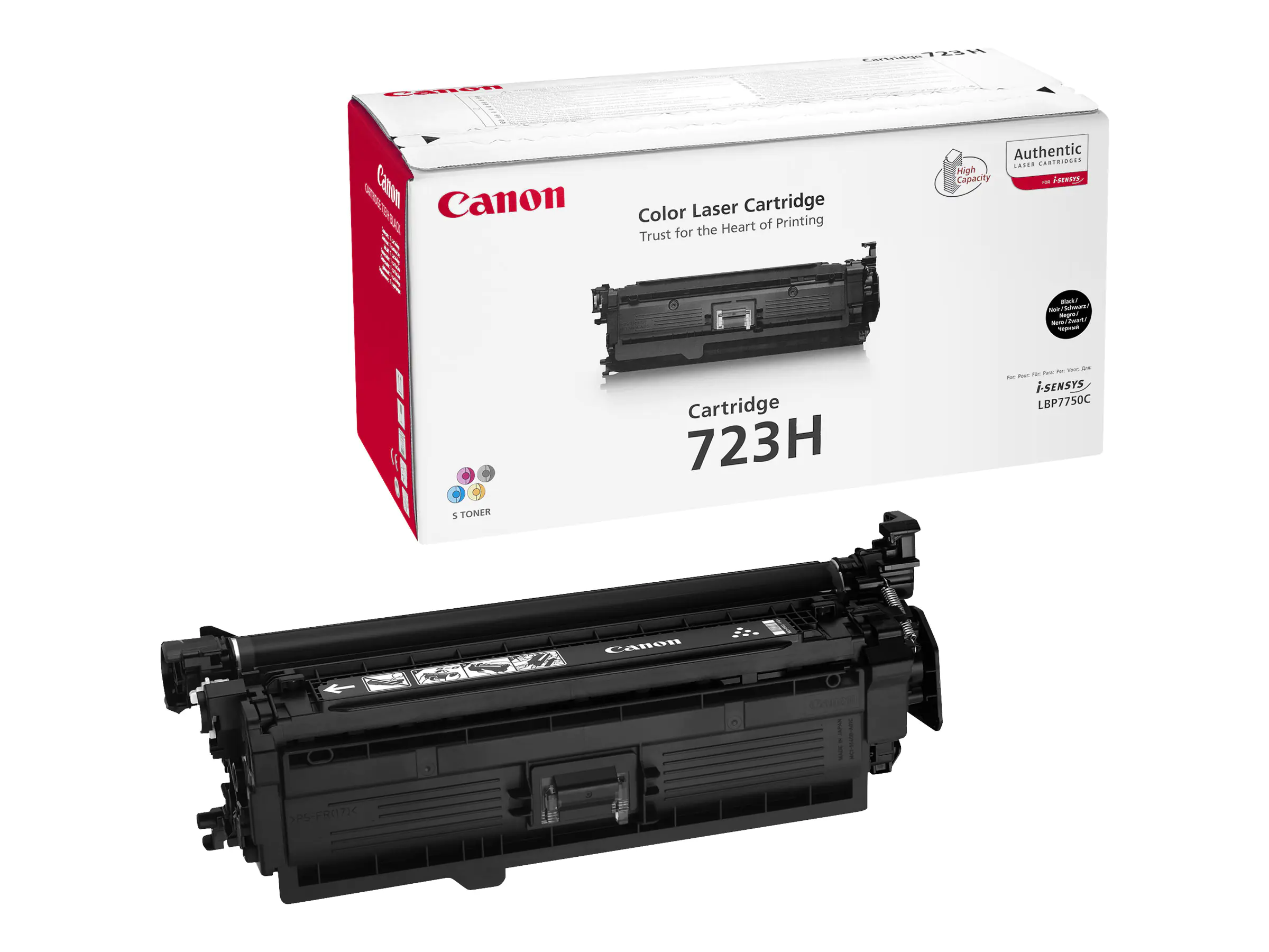 Canon 723H BK - Schwarz - Original - Tonerpatrone - für i-SENSYS LBP7750Cdn