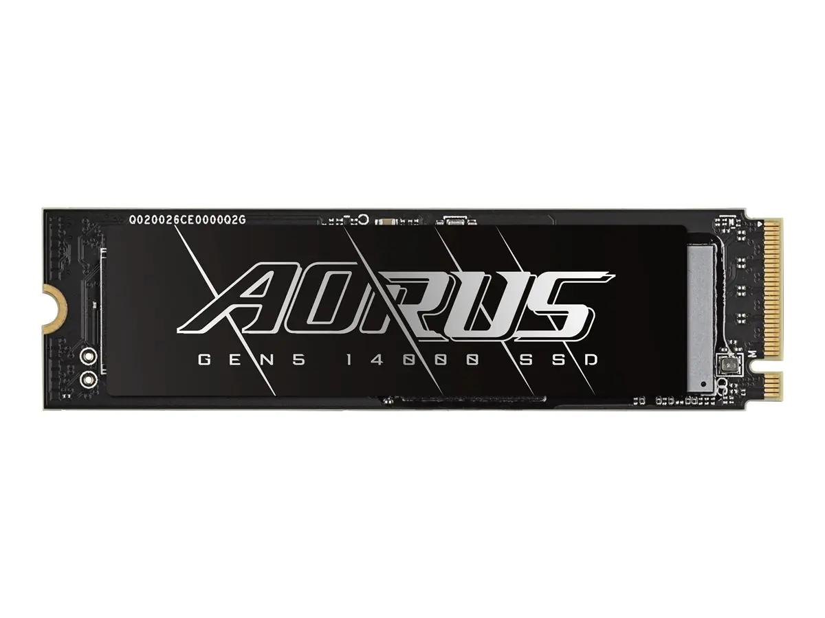 AORUS Gen5 14000 - SSD - 1 TB - intern - M.2 2280 - PCI Express 5.0 x4 (NVMe) - Puffer: 2 GB