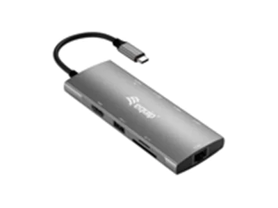 Equip Dock USB-C->HDMI Gigabit LAN USB3.0.100WPD SD/TF 0.25m