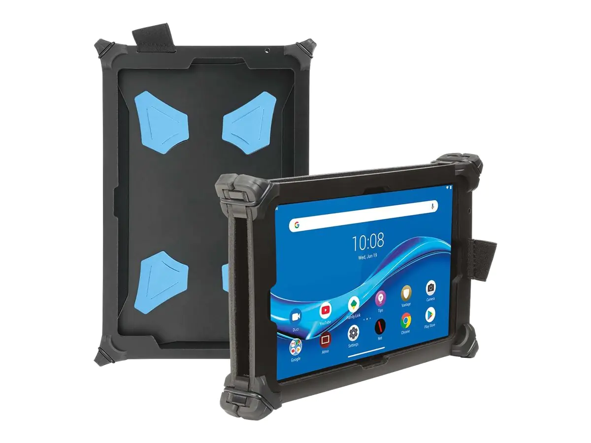 Mobilis RESIST Pack - Hintere Abdeckung für Tablet - widerstandsfähig - Schwarz - 10.3" - für