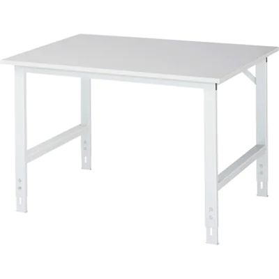 RAU Arbeitstisch Tom 1.250 x 760-1.080 x 1.000 mm (B x H x T) lichtgrau