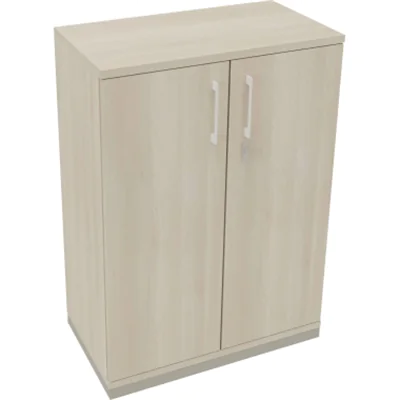 Flügeltürenschrank 3OH B800xT442xH1133 si/Akazie