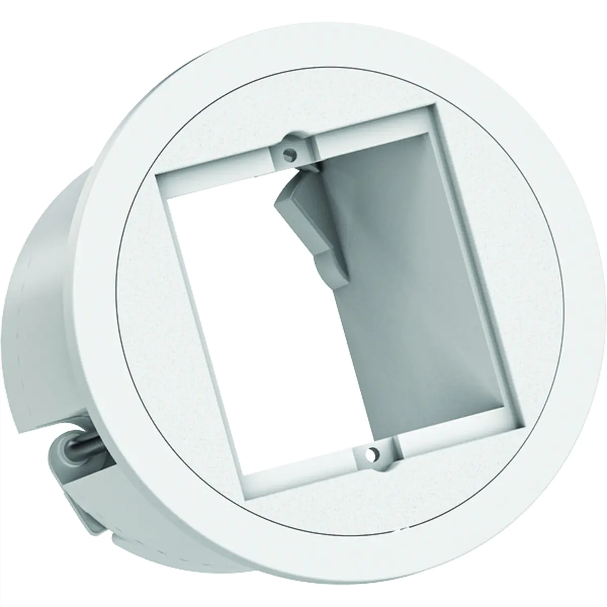 Bachmann PIX 1xCM RAL9010926.310Zierring in Edelstahl-Optik