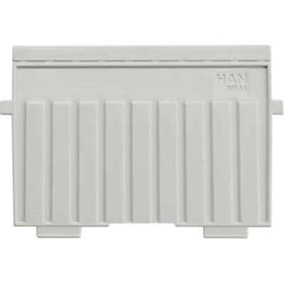 HAN Stützplatte 9026-11 DIN A6 quer Polystyrol lichtgrau