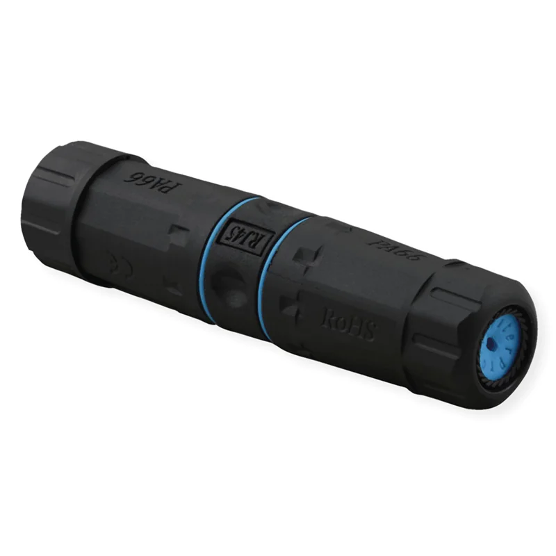 VALUE - Netzwerkkoppler - RJ-45 (W) zu RJ-45 (W) - STP - CAT 6a - im Freien - Schwarz