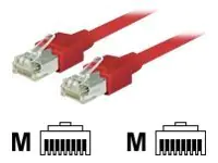exertis Connect - Patch-Kabel - RJ-45 (M) zu RJ-45 (M) - 20 m - SF/UTP - CAT 5e - halogenfrei - Rot