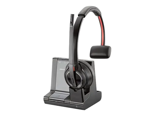 Poly Savi 8200 Series W8210/A - Headset - On-Ear - DECT / Bluetooth - kabellos - aktive Rauschunterdrückung