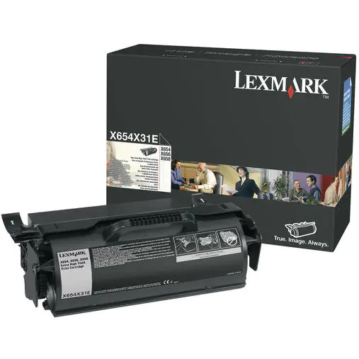 Lexmark - Besonders hohe Ergiebigkeit - Schwarz - Original - Tonerpatrone LRP - für Lexmark X654de, X656de, X656dte, X658de, X658dfe, X658dme, X658dte, X658dtfe, X658dtme