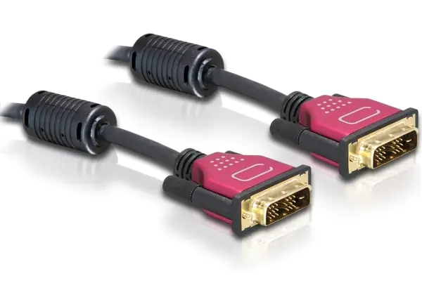 Delock DVI-Kabel DVI-D (M) DVI-D (M) 84346 3 m