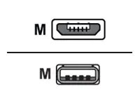 Sharkoon - USB-Kabel - Micro-USB Typ B (M) zu USB (M) - USB 2.0 - 0.5 m - Schwarz