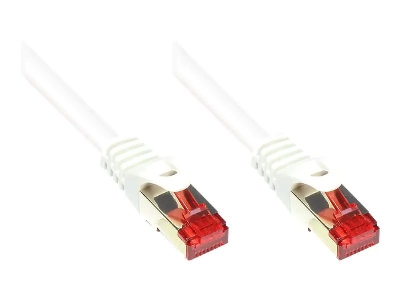 Good Connections RNS - Patch-Kabel - RJ-45 (M) bis RJ-45 (M) - 1.5 m - SFTP, PiMF - CAT 6 - geformt, ohne Haken - weiß