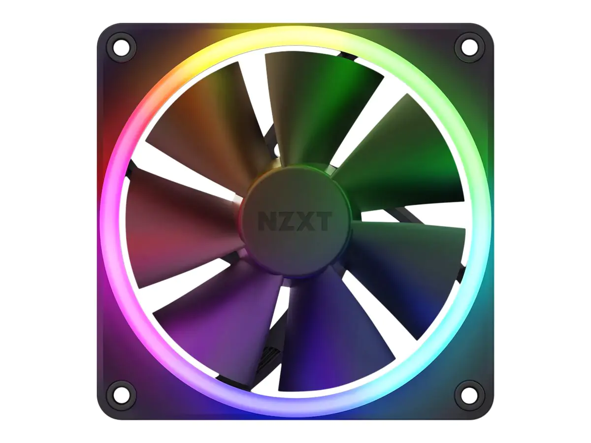 NZXT F Series F120 RGB - Gehäuselüfter - 120 mm - mattschwarz