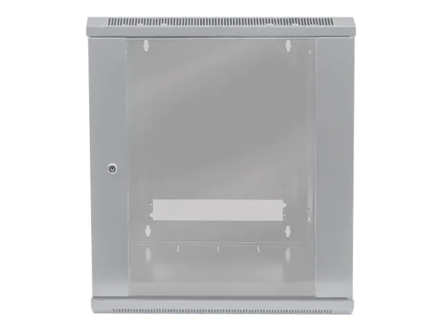 Intellinet Network Cabinet, Wall Mount (Standard), 15U, Usable Depth 260mm/Width 510mm, Grey, Flatpack, Max 60kg, Metal & Glass Door, Back Panel, Removeable Sides, Suitable also for use on desk or floor, 19",Parts for wall install (eg screws/rawl plugs) n