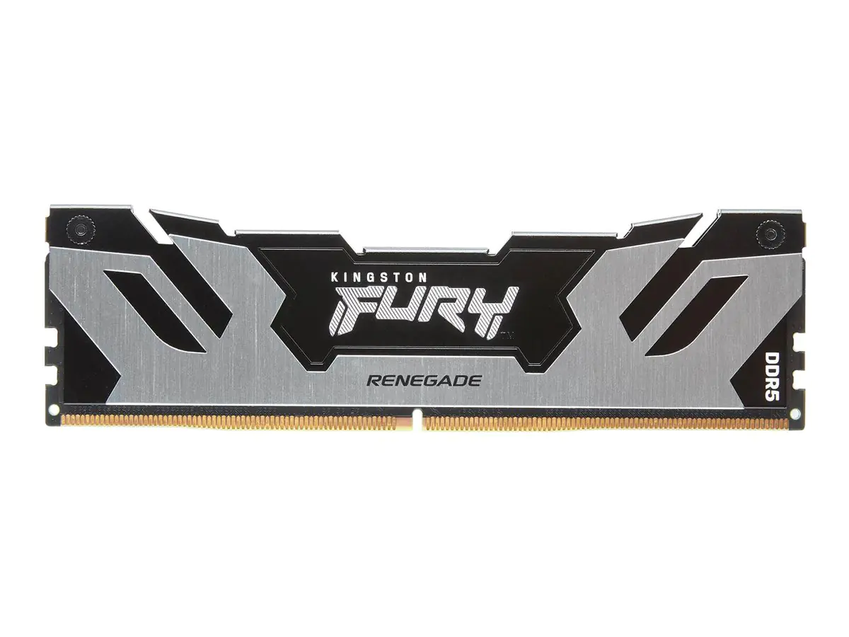 Kingston FURY Renegade - DDR5 - Modul - 24 GB: 1 x 24 GB - DIMM 288-PIN - 7200 MT/s / PC5-57600 - CL38 - 1.1 V - ungepuffert - on-die ECC - Schwarz, Silber