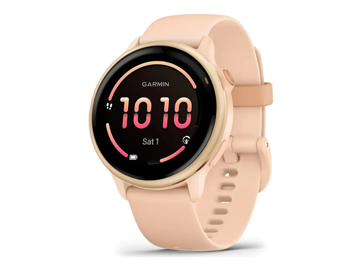 Garmin GPS-Sportuhr Vivoactive 6 Hellrosa