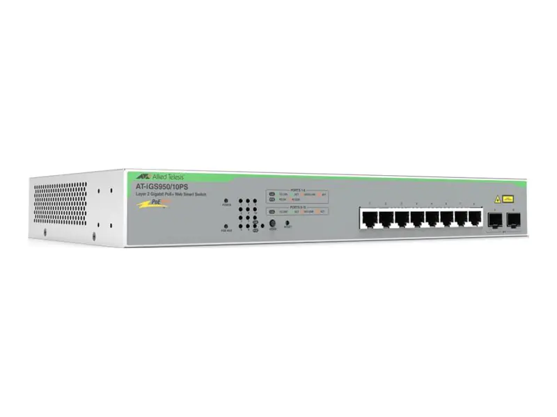 Allied Telesis 1000BASE-T X 8+ 1000BASE-X - Switch